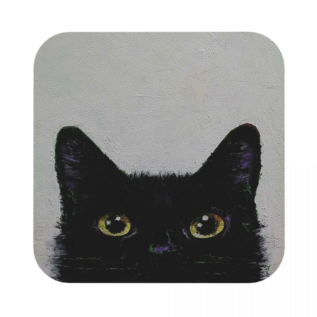 Black Cat Coasters