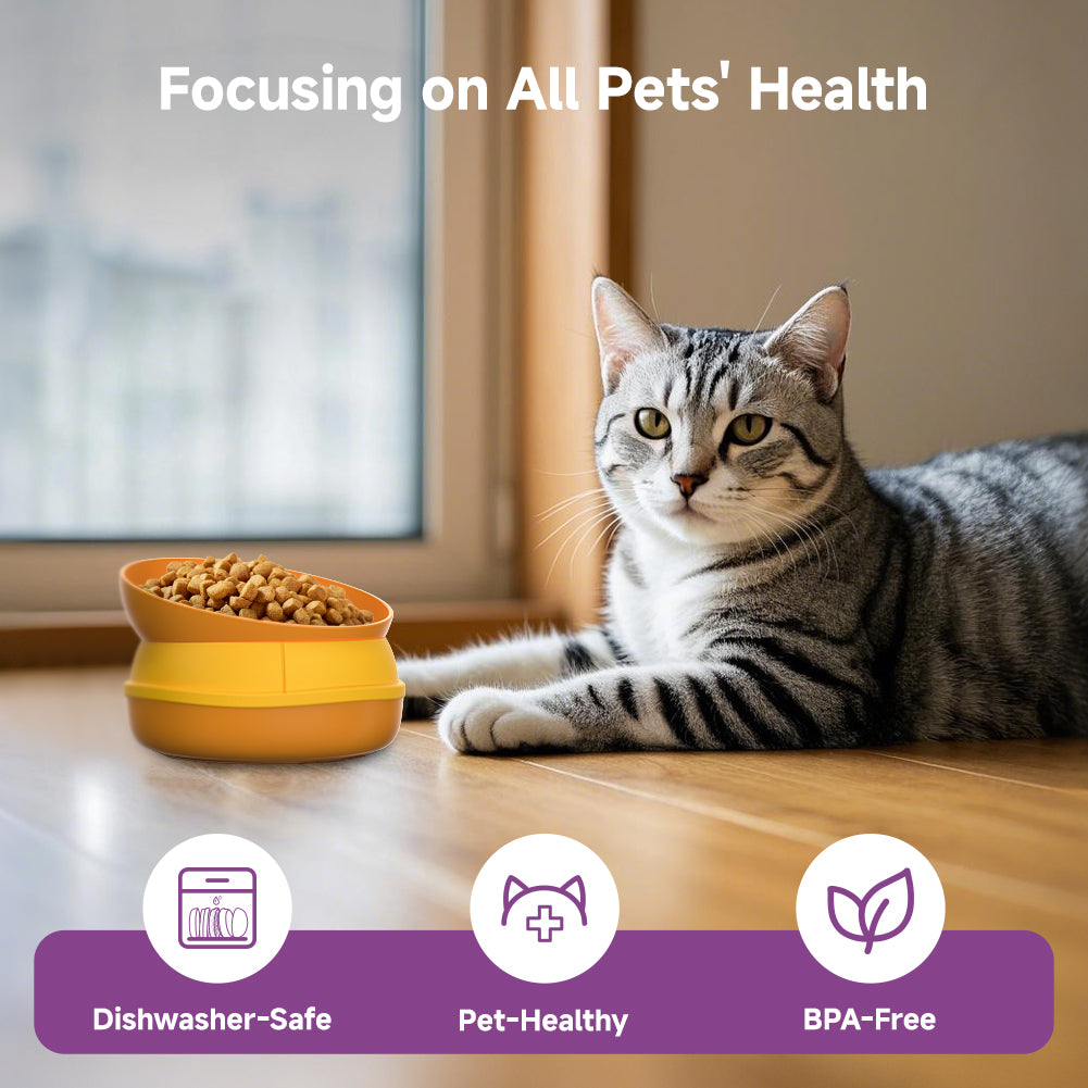 Hamburger Pet Bowl with Lick Mat