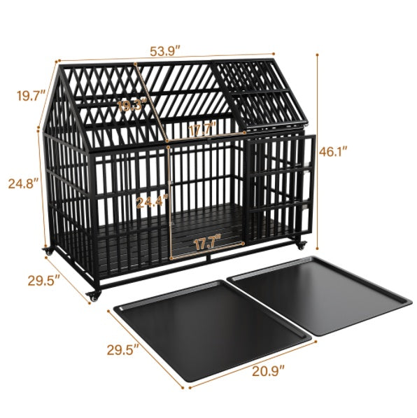 54 inch Heavy Duty Dog Crate for Large Dogs