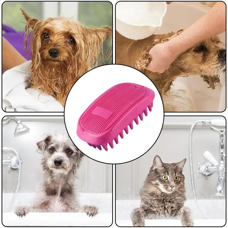 Pet Bath Brush Soothing Massage Comb