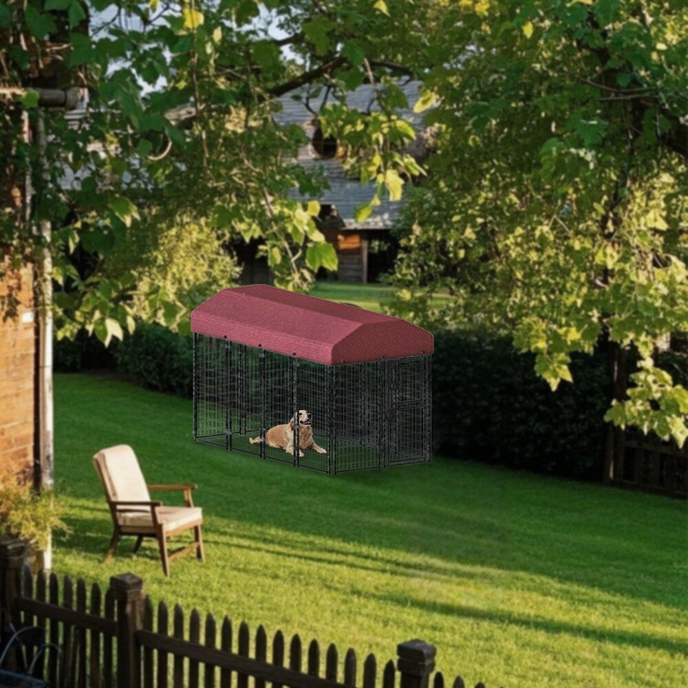 Outdoor Covered Dog Kennel