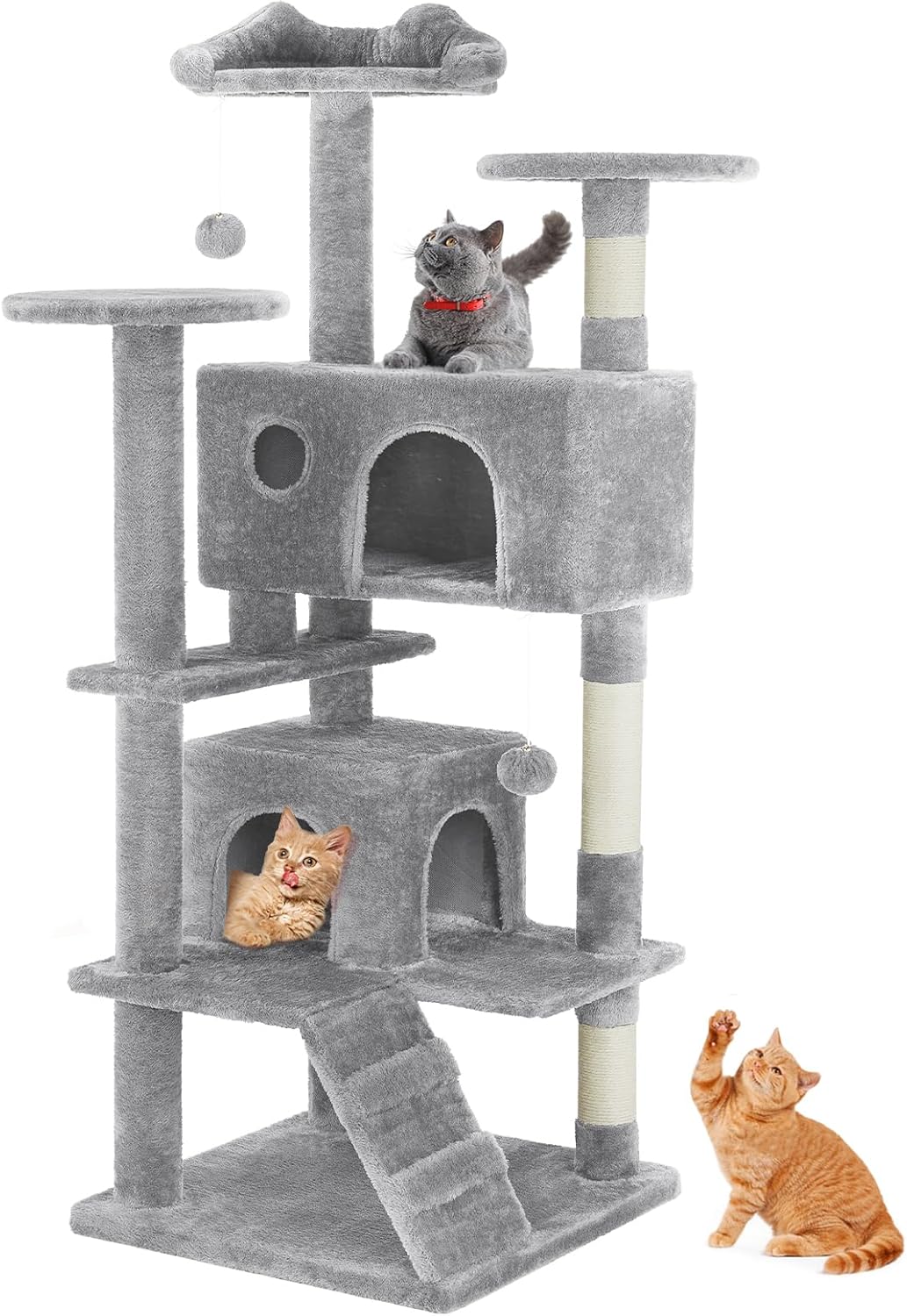 Cat Tree Multi-level With Sisal Grab Post