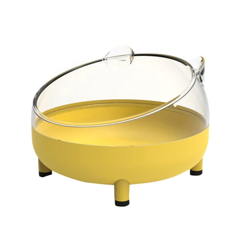 Tilted Pet Bowl with Safeguard Neck