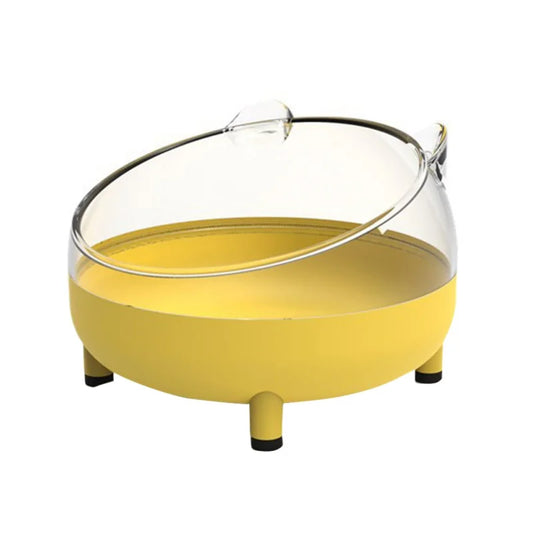 Tilted Pet Bowl with Safeguard Neck