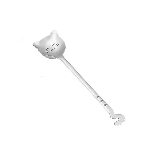 Cute Cat Stainless Steel Spoon Set