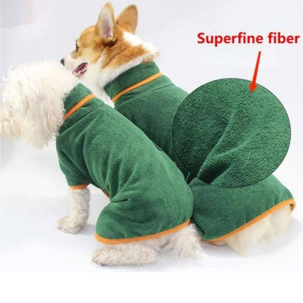 Super Absorbent Pet towel Drying Coat