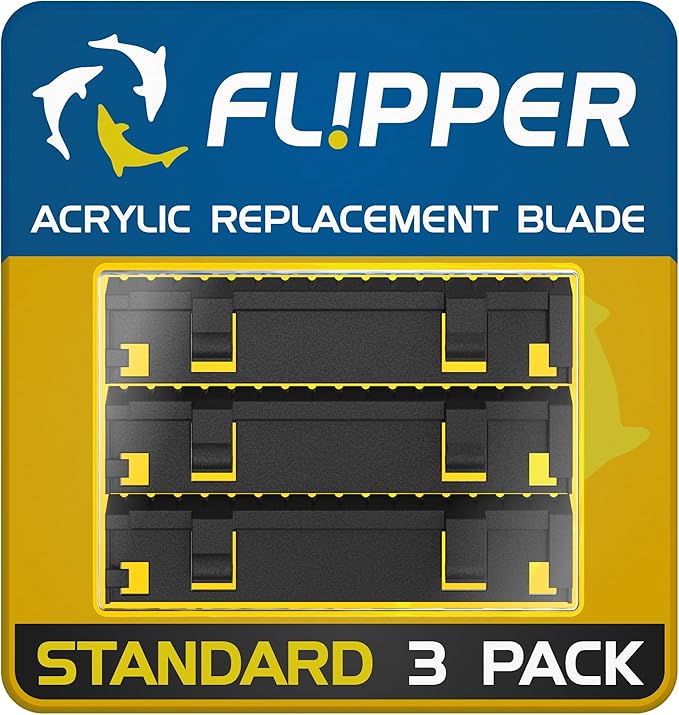 Flipper Standard ABS Replacement Blades 3 Pack - Acrylic Tanks