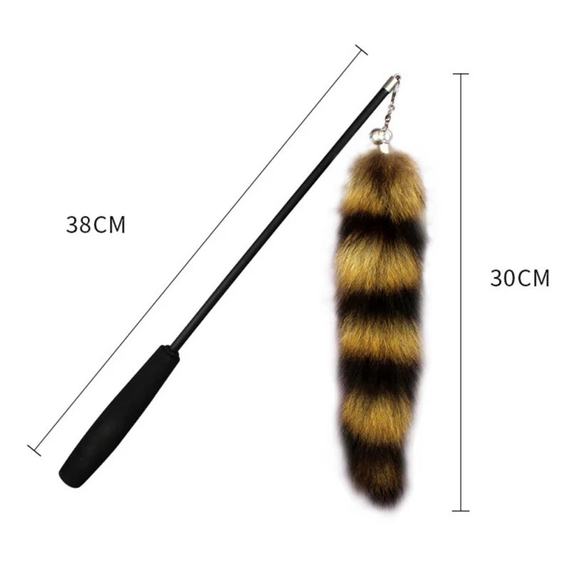 Cat Feather Toy Teaser Stick