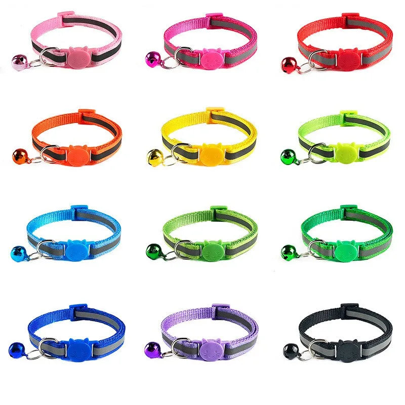 Reflective Multicolor Adjustable Collars