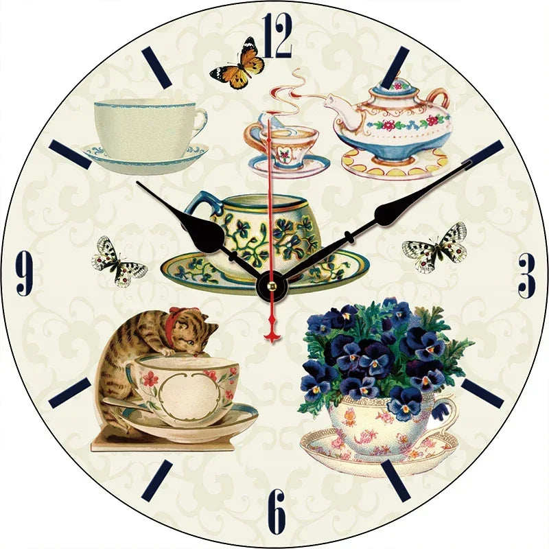Pet Cat Wall Clock Multiple Designs