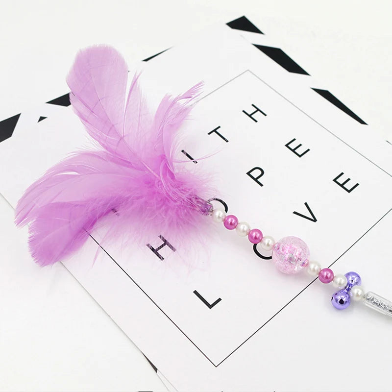 Interactive Cat Toy Feather Bird with Multiple Options