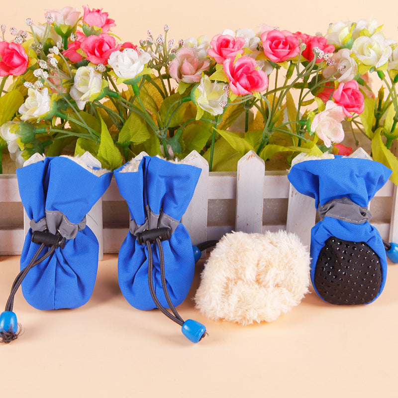 Soft-soled Rain Boots,  Waterproof Pet Shoes