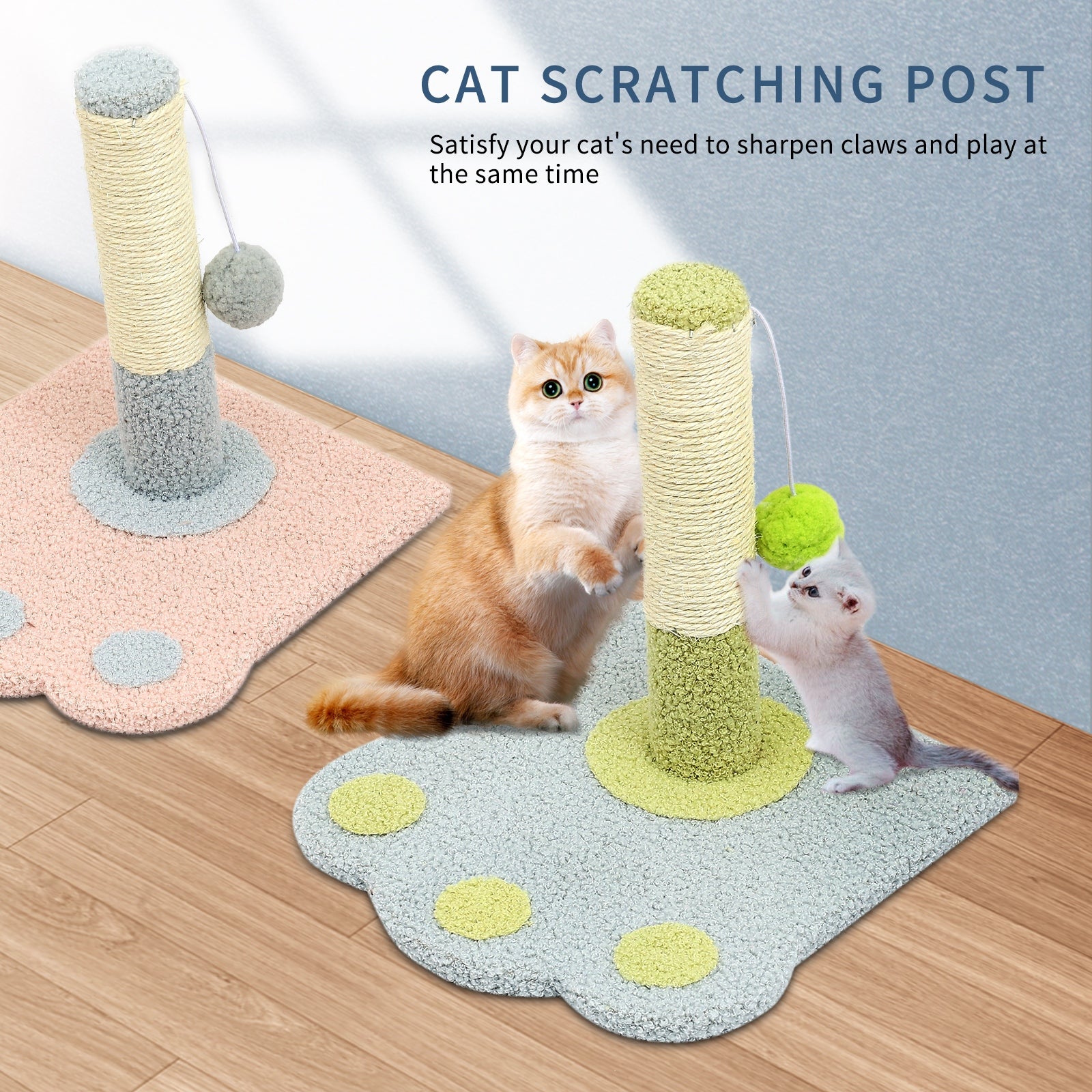 Footprints Cat Scratch Tower