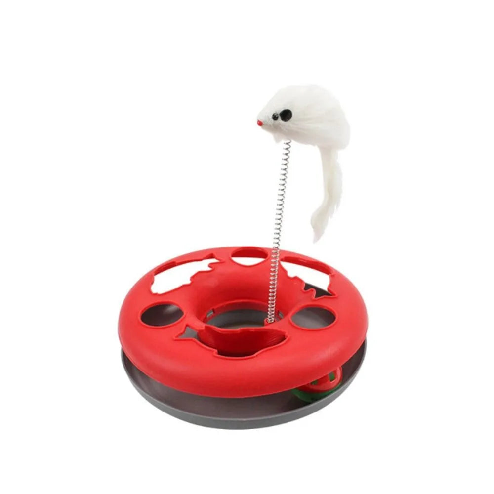 Cat Toy with Bell Ball Roller Tracks