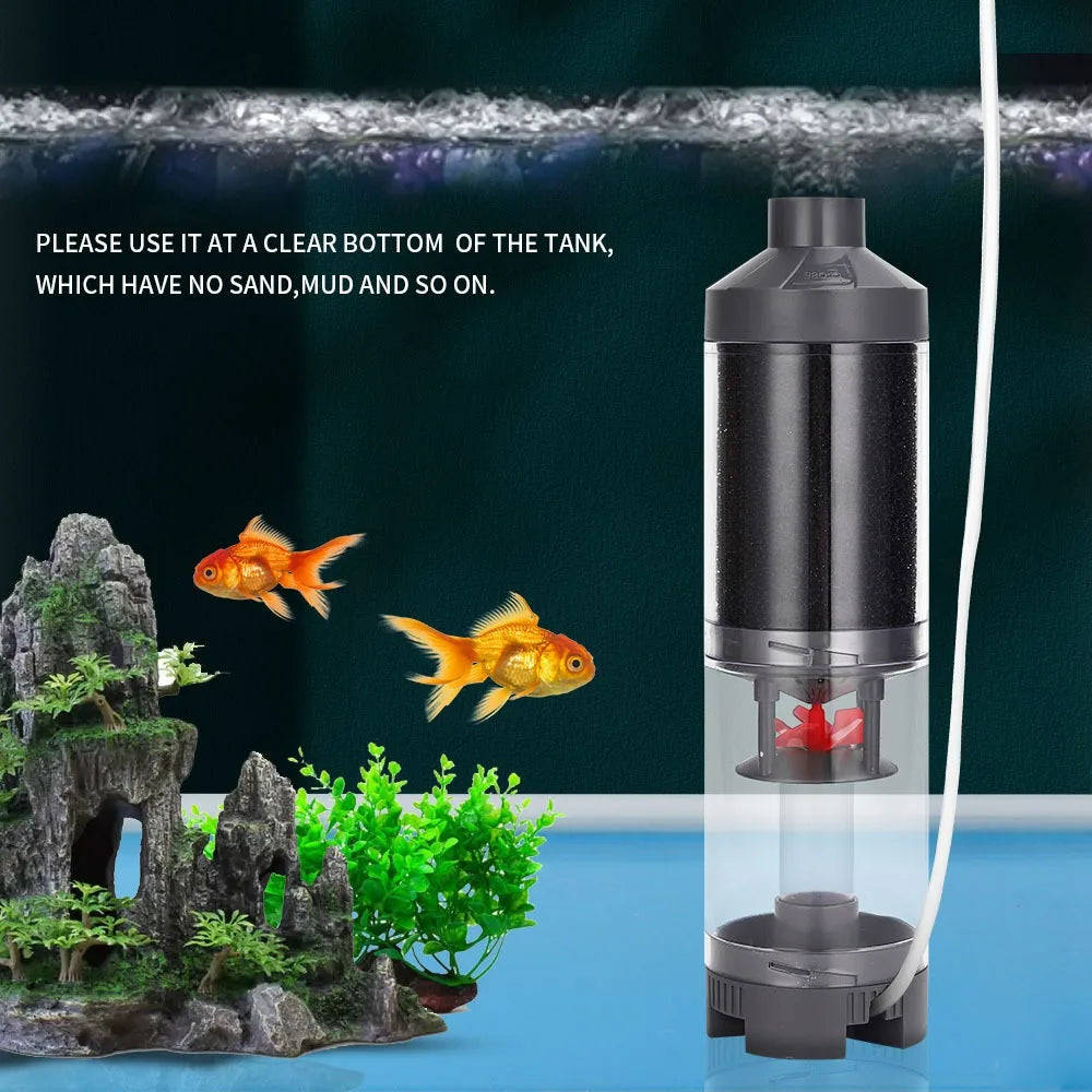 Aquarium Ultra-Quiet Suction Fish waste Separator