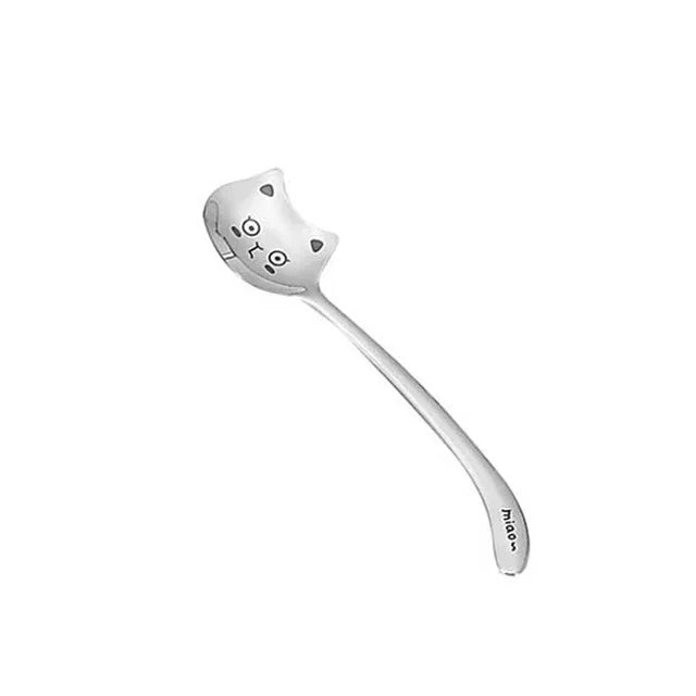 Cute Cat Stainless Steel Spoon Set