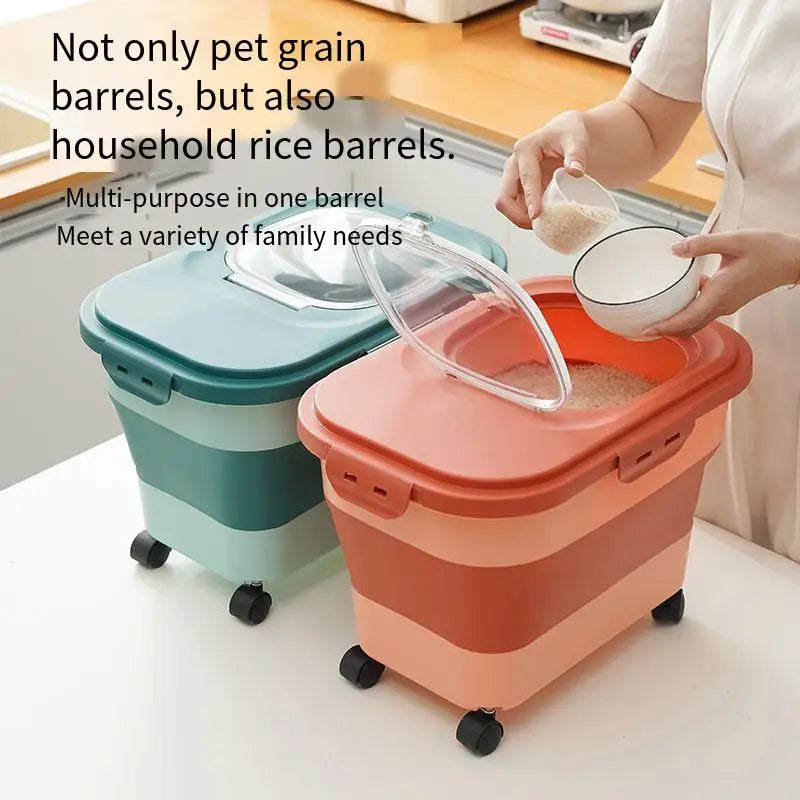 Collapsible Pet Food Storage Container 13/33LB