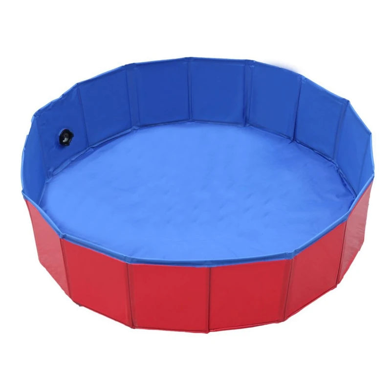 Foldable Dog Swimming Pool And Portable Pet Bathing Tub