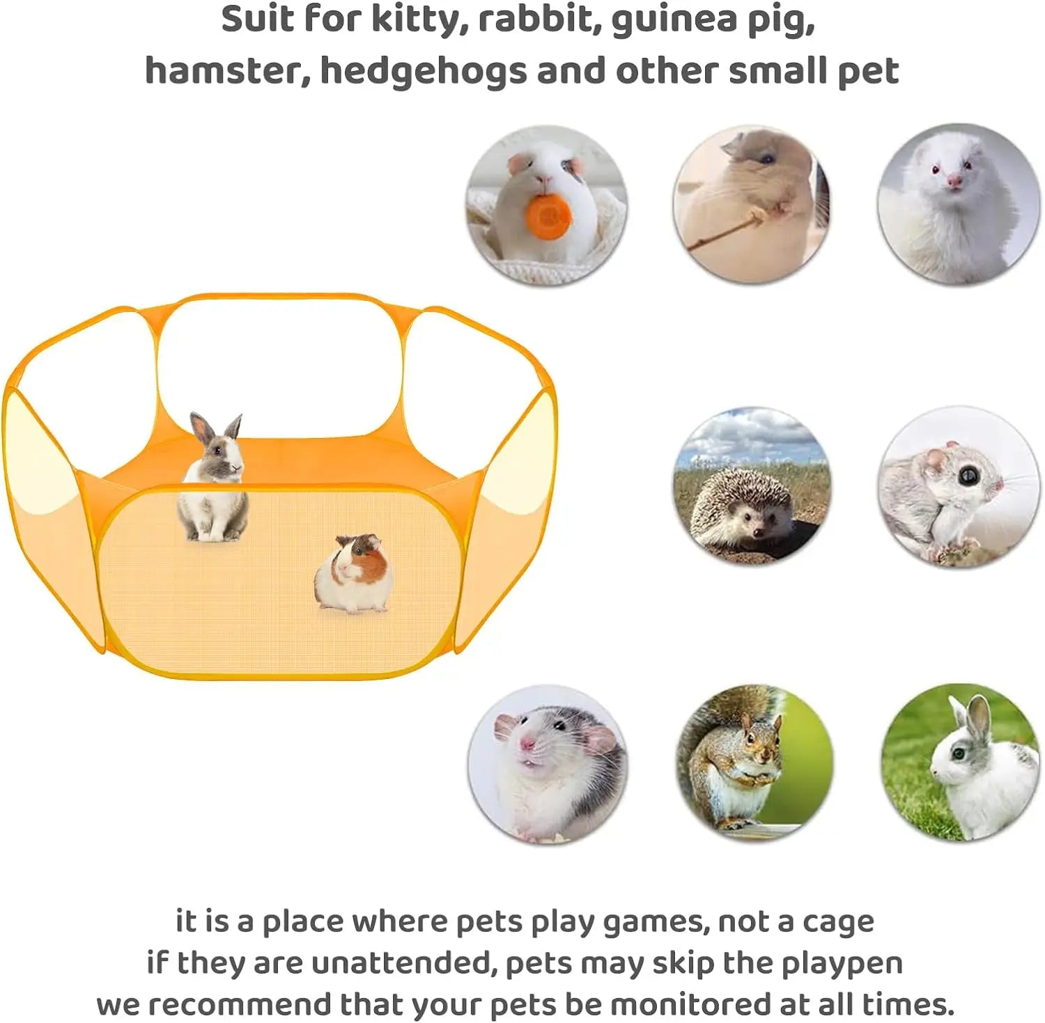Portable Folding Kennel For Small Animals
