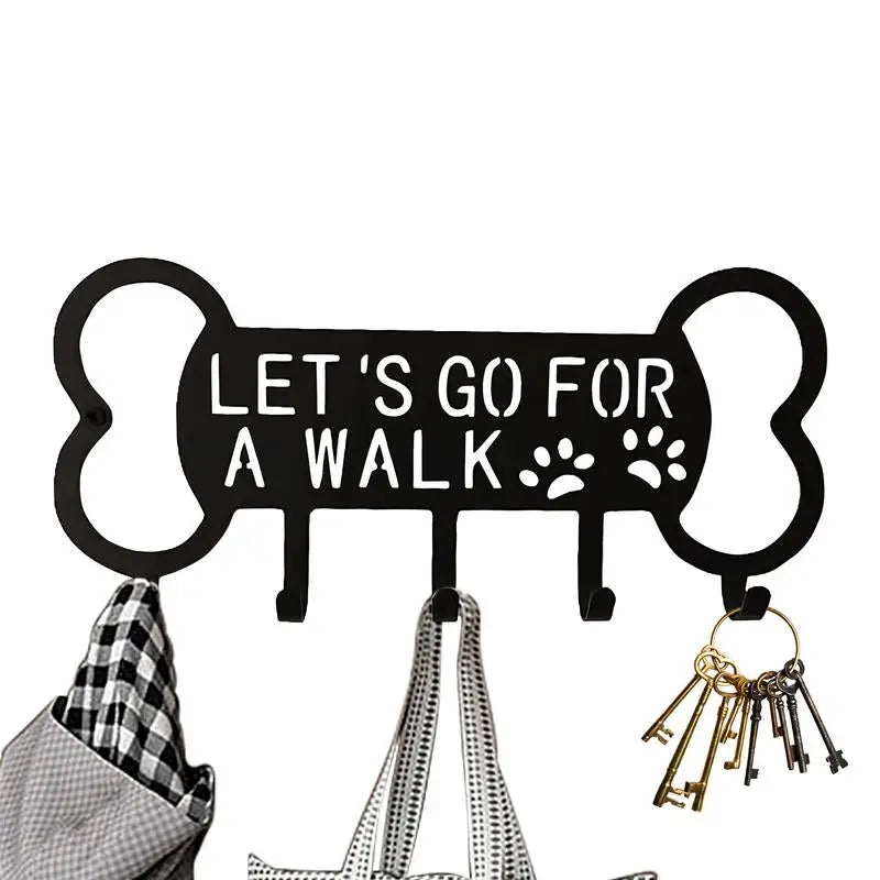 Key Holder Wall Mount Dog Bone Shape