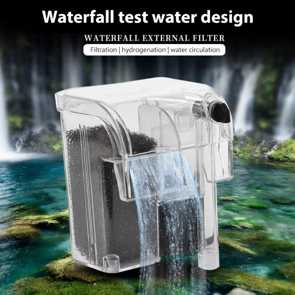Aquarium Waterfall External Oxygen Water Filters