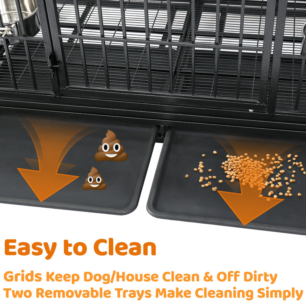 48" Heavy Duty Dog Cage for XL/XXL Dogs 481D