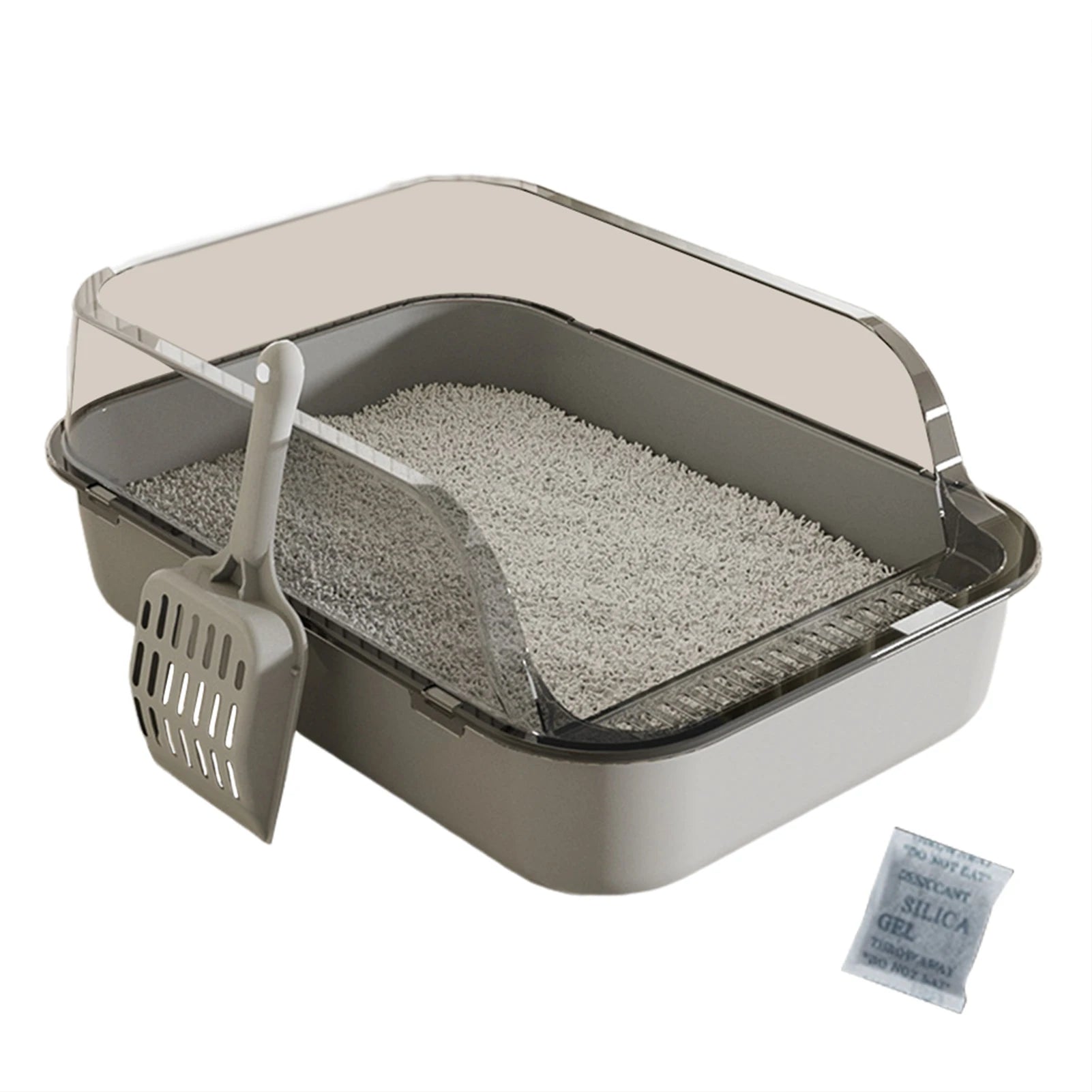Large Semi Enclosed Cat Litter Box