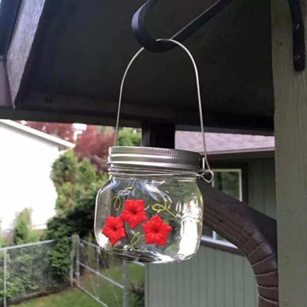 Hummingbirds Feeder Rustic Look