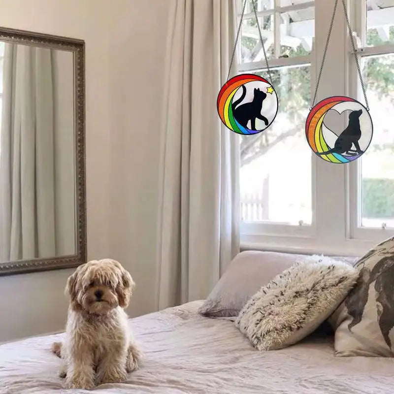 Pet Memorial Suncatcher, Angel Pet