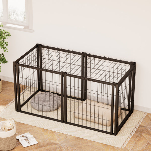 Dog Cage 47.2 Inches, Suitable For Small And Medium-sized Dogs