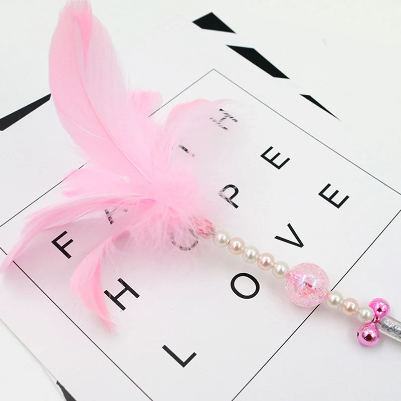 Interactive Cat Toy Feather Bird with Multiple Options