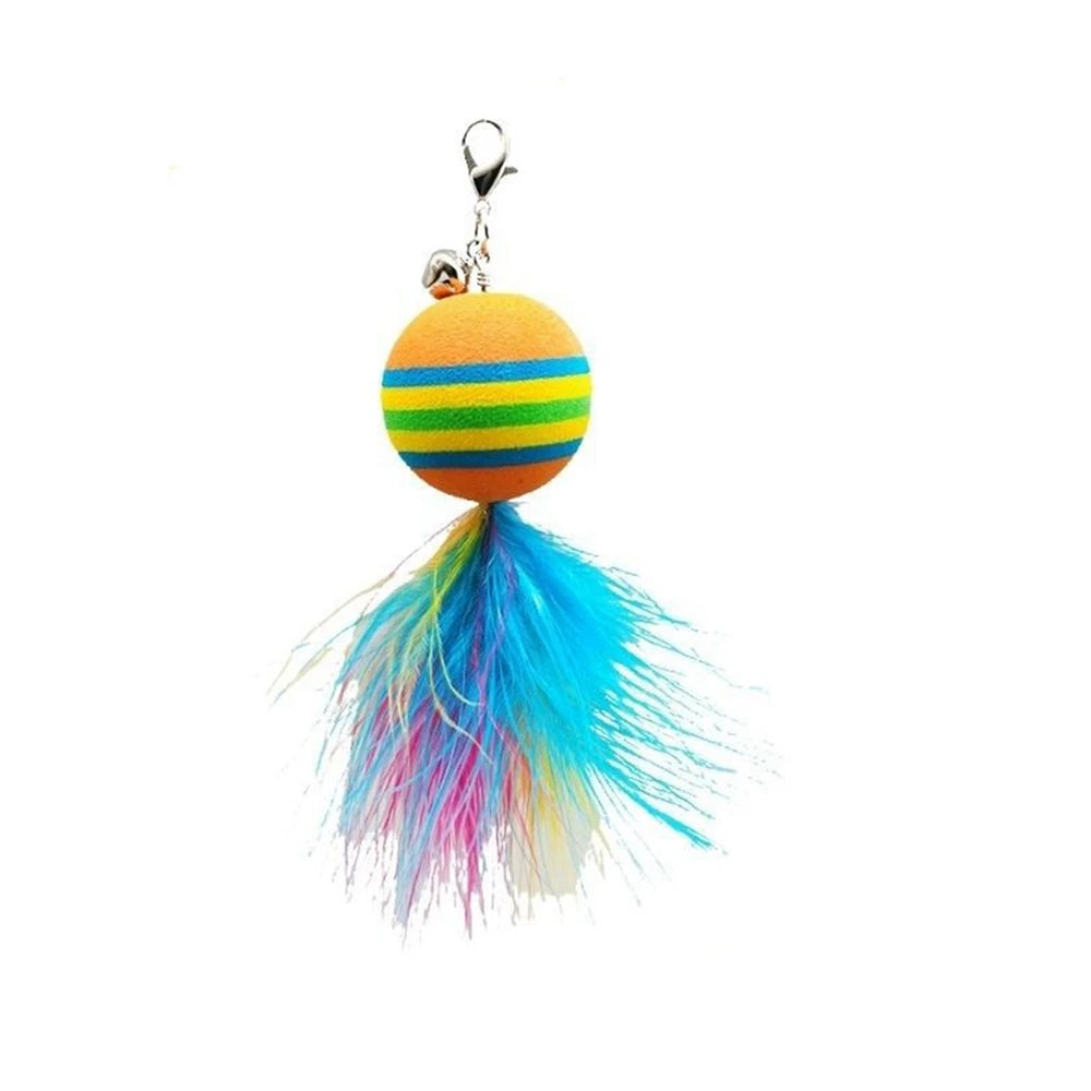 Interactive Cat Toy Feather Bird with Multiple Options