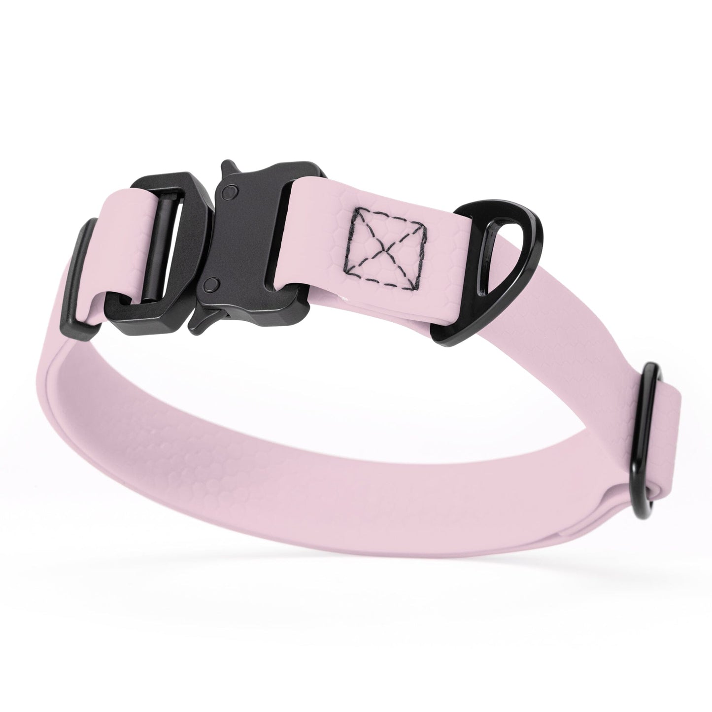 Waterproof Dog Collar with Metal Stab-Lock Buckle