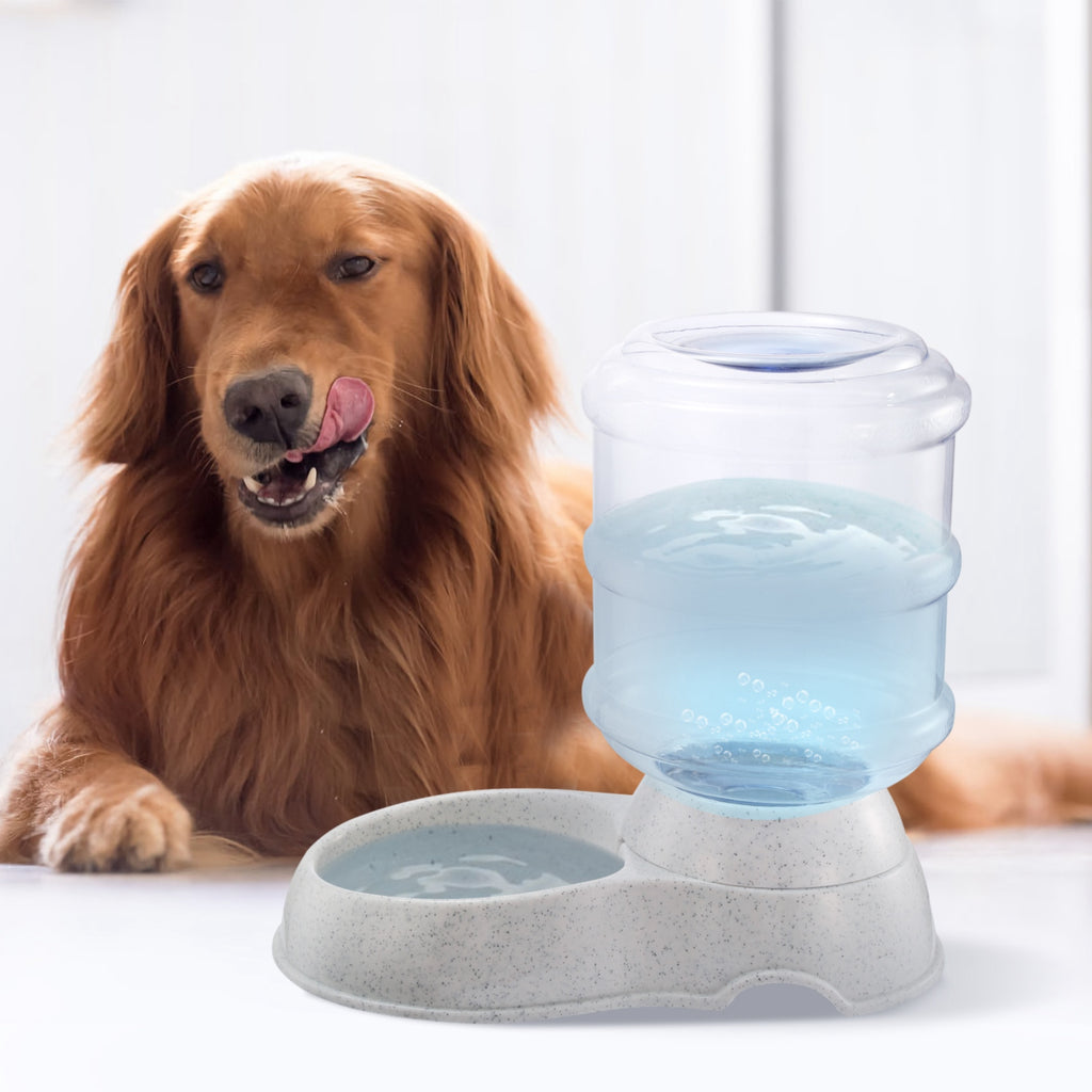 1 Gallon Pet Water Dispenser Self-Dispensing Gravity Pets Water Feeder Automatic.