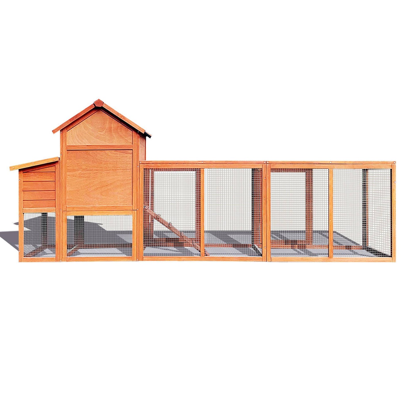 Wooden Chicken Coop Outdoor Hen House With Nest Box