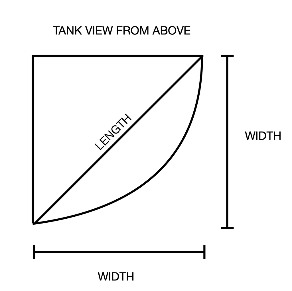440 Gallon Glass Corner Reef-Ready Aquarium in Rose Cherry Real Wood Furniture
