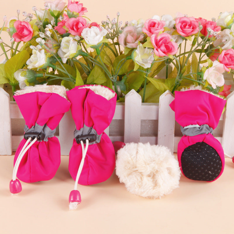 Soft-soled Rain Boots,  Waterproof Pet Shoes