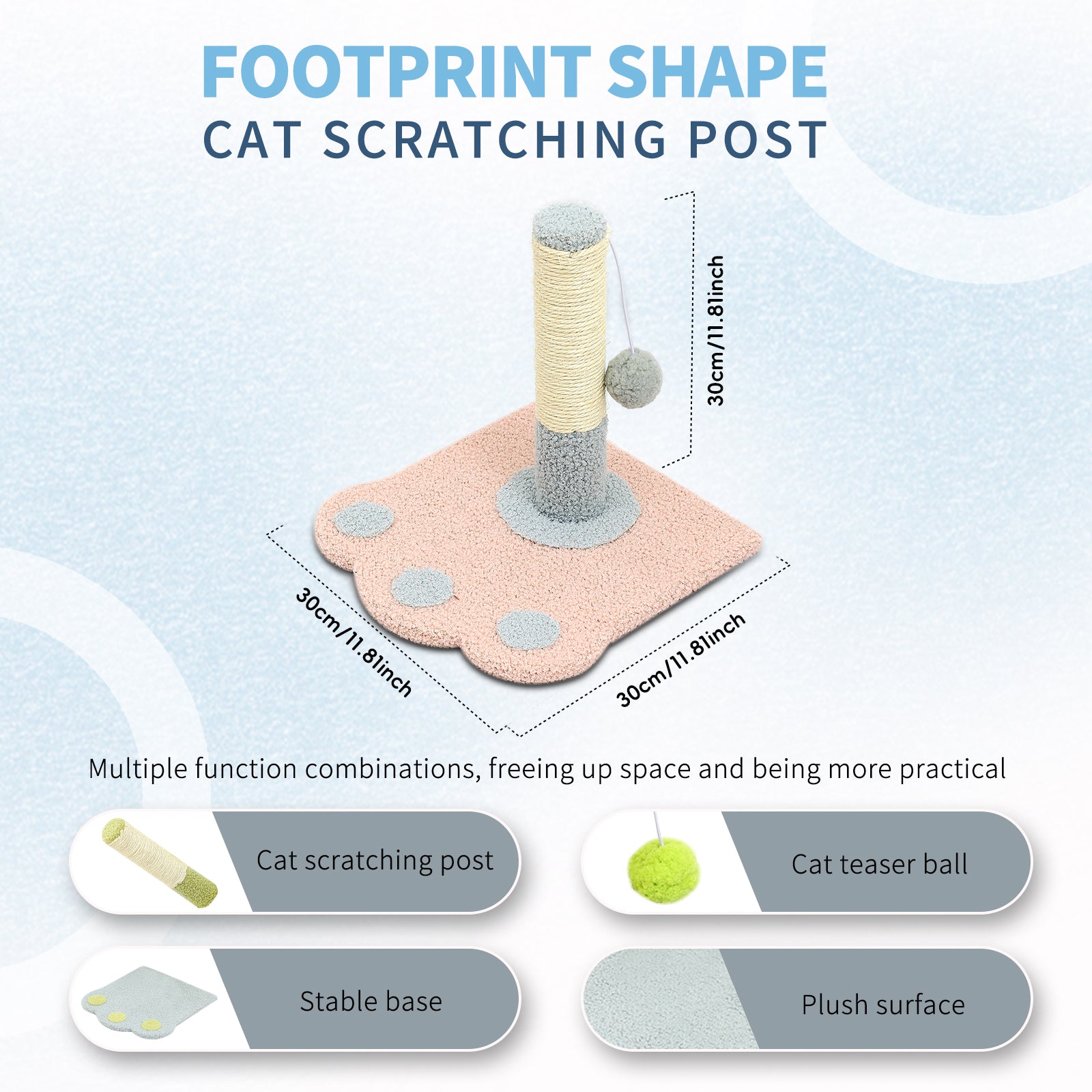 Footprints Cat Scratch Tower