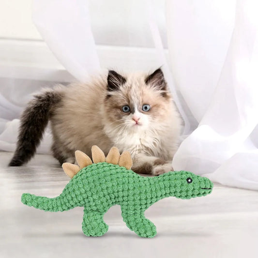 Plush Dinosaur Toy Cute Cat Toys For Kitten