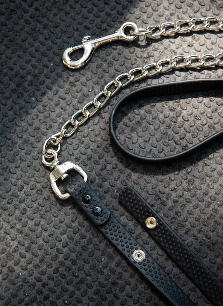 PRO4MANCE | Com4rt Grip Horse Lead w/ Chain