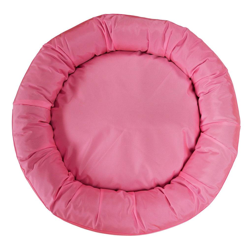 Dog Bed Round Bolster Armor™ 'F#ck Cancer'