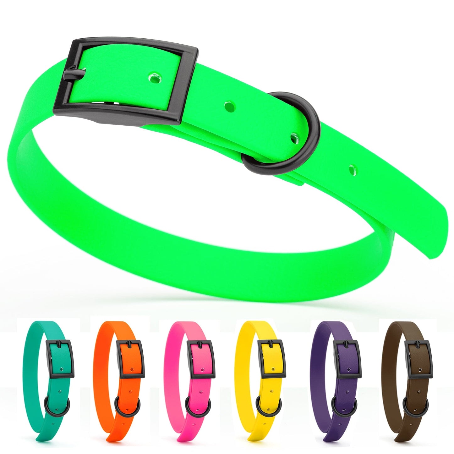 Biothane Waterproof Dog Collar - Small (12 to 15 inches)