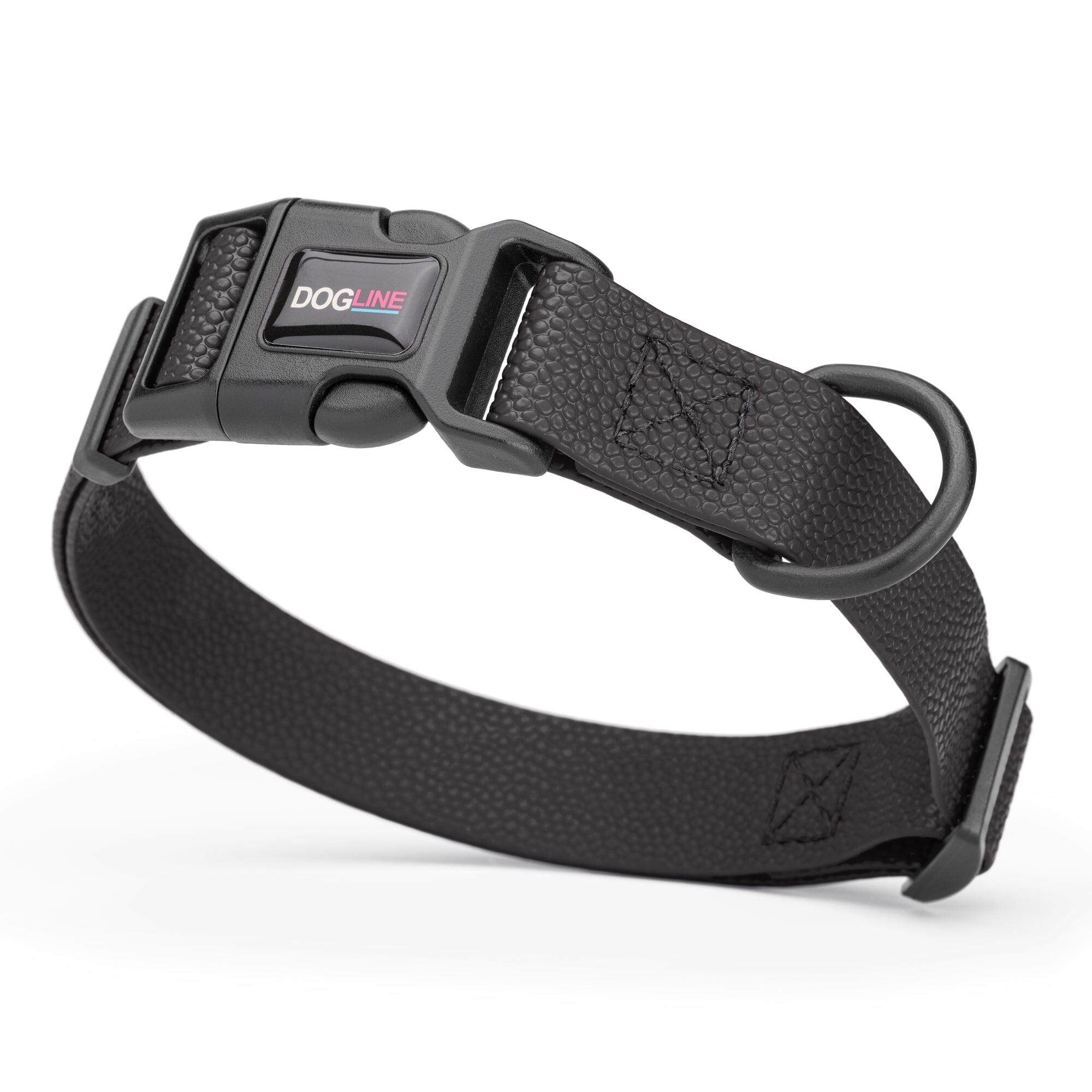 Pebble Emboss Biothane Dog Collar with Quick Release Buckle