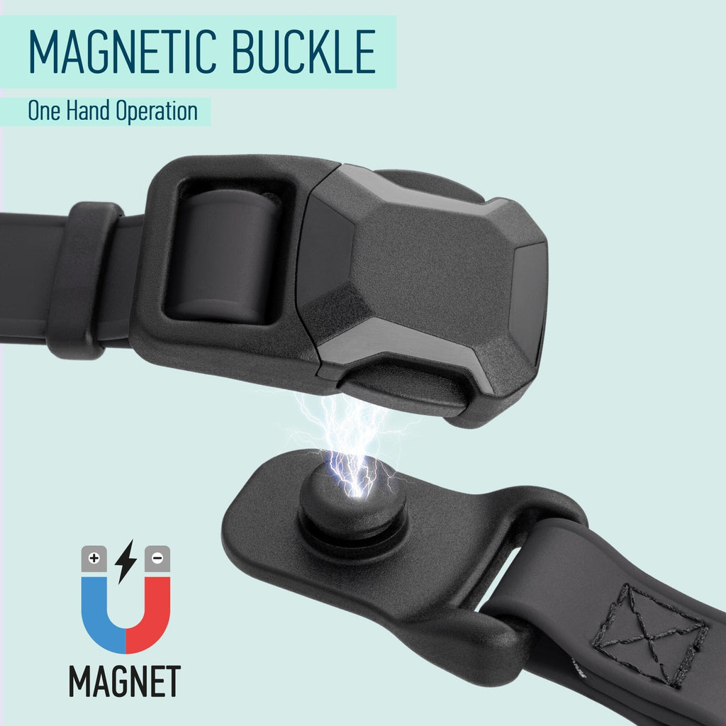 Dogline Pebble Emboss Biothane Dog Collar with Magnetic Buckle