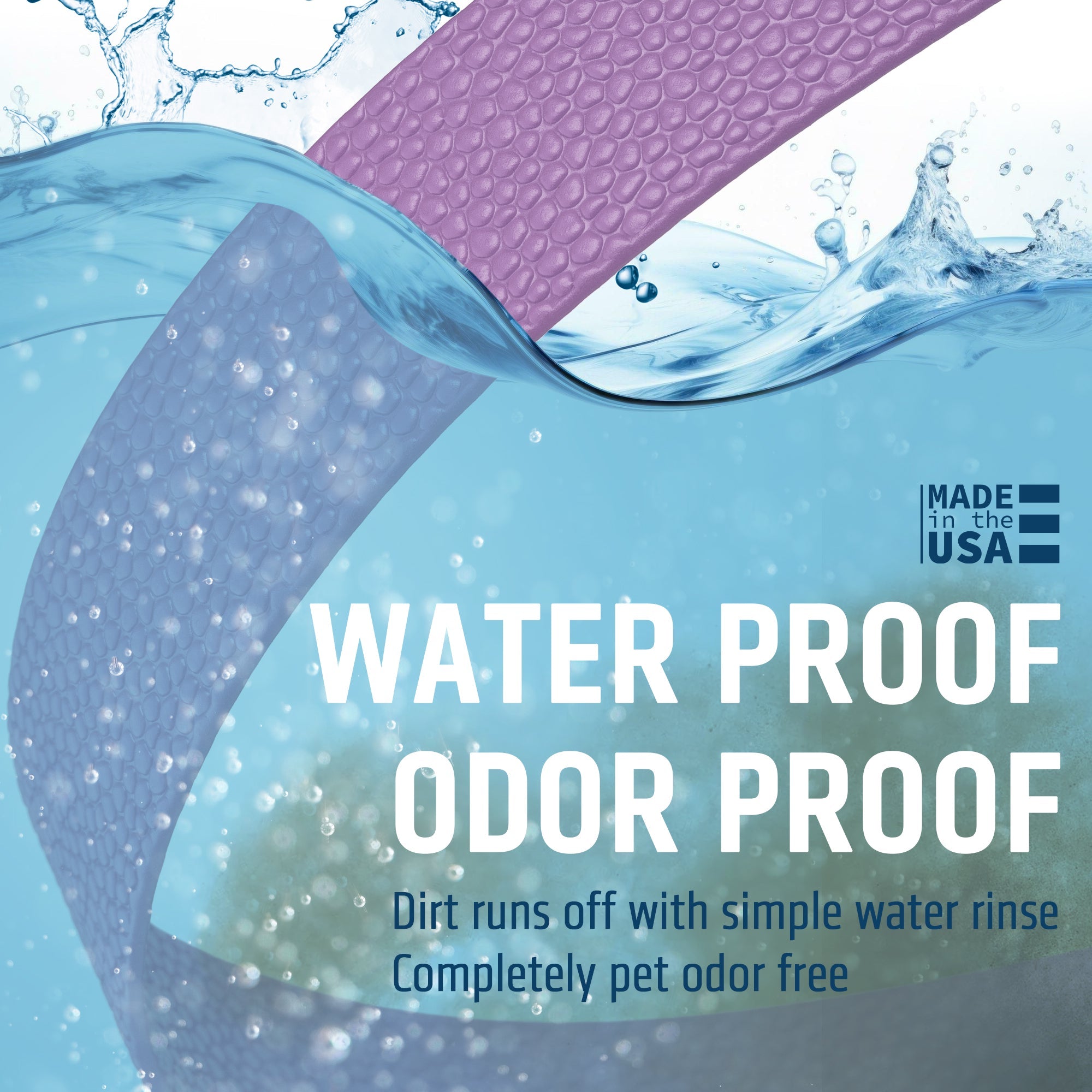 Dogline Pebble Emboss Biothane Dog Collar with Magnetic Buckle