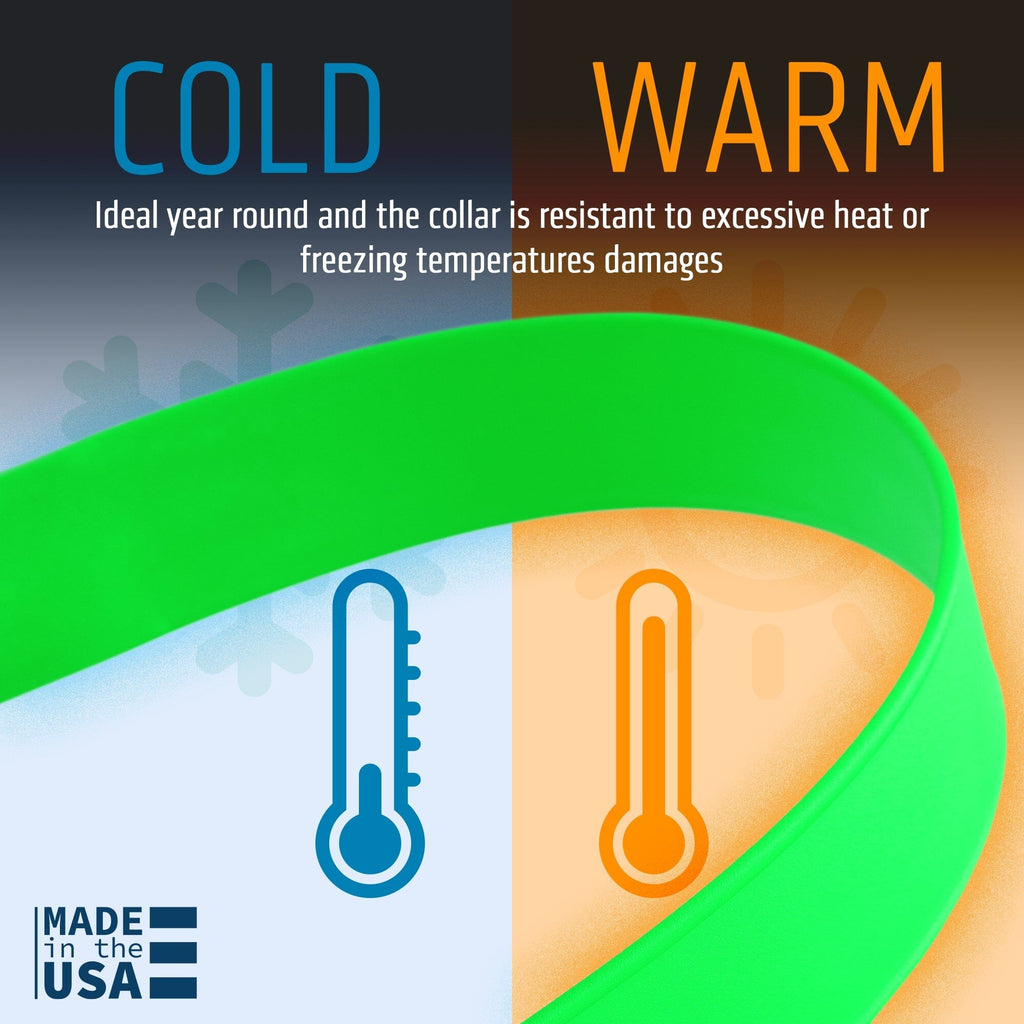 Dogline BioThane Dog Collar with Stab-Lock Quick Release Buckle