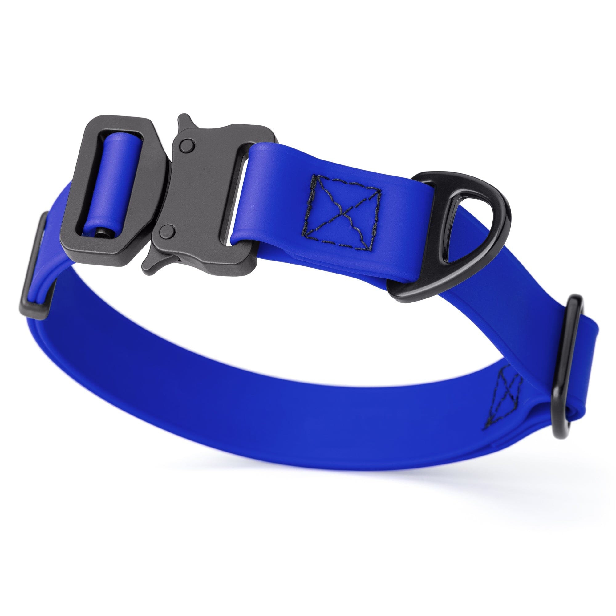 Dogline BioThane Dog Collar with Stab-Lock Quick Release Buckle