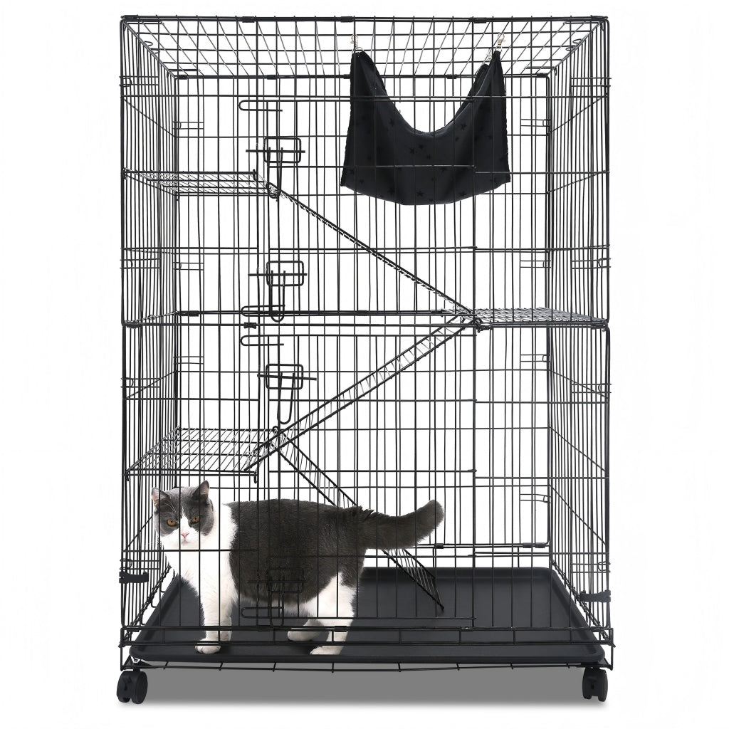 50 Inch 4-Tier Cat Cage C01