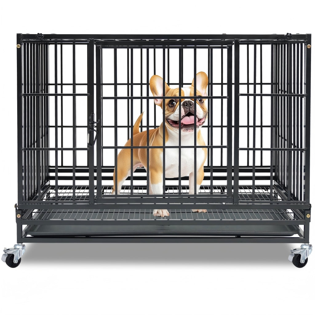 37" Stackable Heavy Duty Dog Kennel 371D04
