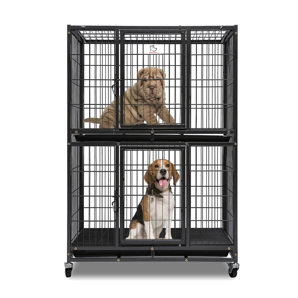 31" Two-Tier Dog Crate 46A